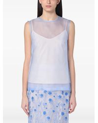 P.A.R.O.S.H. - Silk Tank Top - Lyst