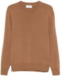 Lardini - Jersey De Canalé Con Cuello Redondo - Lyst
