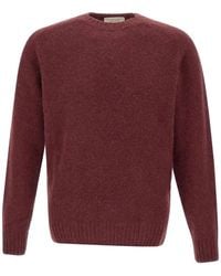 FILIPPO DE LAURENTIIS - Geribbelde Sweater Met Ronde Hals - Lyst