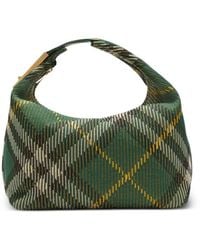 Burberry - Medium Check Pattern Shoulder Handbag - Lyst