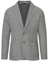 Patrick Assaraf - Single-Breasted Patch-Pocket Blazer - Lyst