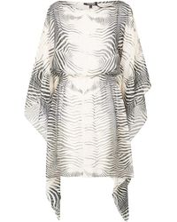 Roberto Cavalli - Vestido con motivo de cebra - Lyst
