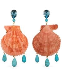 Jennifer Behr - Cyrus Shell-Drop Earrings - Lyst