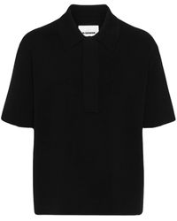 Jil Sander - Knitted Polo Shirt - Lyst
