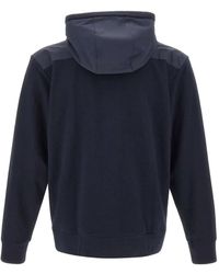 Paul & Shark - Panelled Zip-Up Hoodie - Lyst