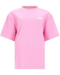 MSGM - Logo-Print Short-Sleeved T-Shirt - Lyst