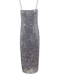 Ralph Lauren - Woven "Slip Dress" Midi Dress - Lyst