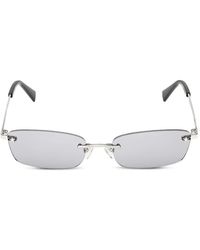 Guess - Rectangle Metal Sunglasses - Lyst
