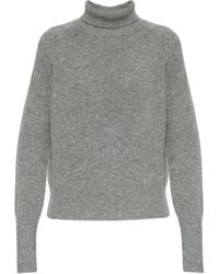 Victoria Beckham - Jersey con cuello vuelto y logo - Lyst