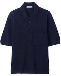 Johnstons of Elgin - Knitted Polo Shirt - Lyst