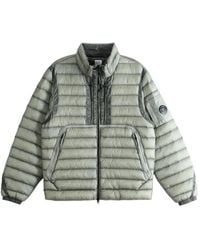 C.P. Company - Quilted-Finish Lens-Detail Jacket - Lyst