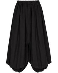 Comme des Garçons - Drop-Crotch Gathered Trousers - Lyst