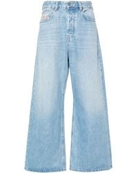 DIESEL - Low-rise Wide-leg Jeans - Lyst