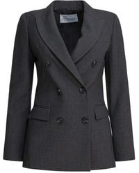 Semler - Double-Breasted Pocketed Blazer - Lyst