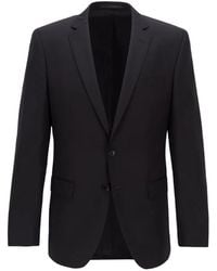 HUGO - Notched-Lapel Single-Breasted Blazer - Lyst