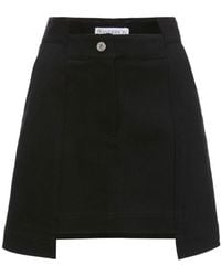 JW Anderson - Short Panelled Skirt - Lyst