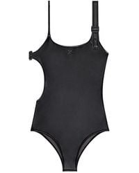 Courreges - Buckle Cut-Out Bodysuit - Lyst