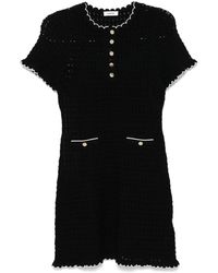 Sandro - Vestido corto de punto flojo - Lyst