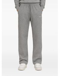 Off-White c/o Virgil Abloh - Logo-Print Drawstring Track Pants - Lyst