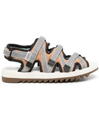 Suicoke - Zip-Ab Sandalen Mit Cut-Outs - Lyst