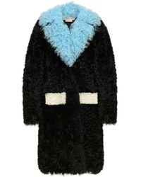 Marni - Gitana Shearling Single-Breasted Coat - Lyst