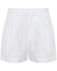 Rag & Bone - Pleated Tailored Shorts - Lyst