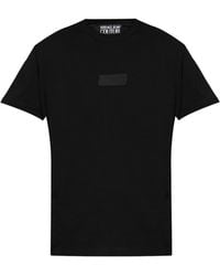 Versace Jeans Couture - Logo-Patch T-Shirt - Lyst