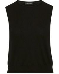 Oscar de la Renta - Sleeveless Top - Lyst