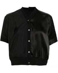 JNBY - V-Neck Button-Down Shirt - Lyst