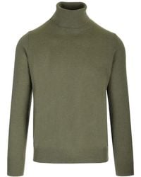 Al Duca d'Aosta - Slim-Fit Roll-Neck Cashmere Sweater - Lyst