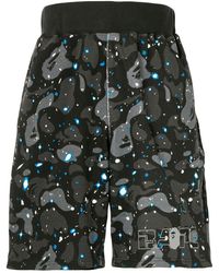 bape shorts gray