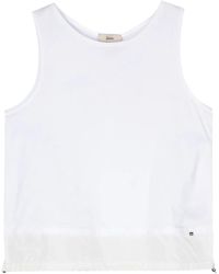 Herno - Top Con Placa Del Logo - Lyst