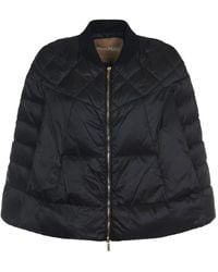 Max Mara - Quilted Cape Jacket - Lyst
