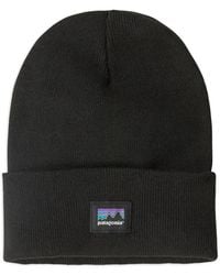 Patagonia - Everyday Logo-Patch Knit Beanie Hat - Lyst