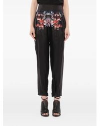Givenchy - Floral-Print Pleated Trousers - Lyst