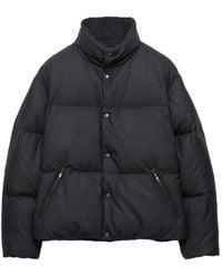 Prada - Mittelschwere Daunenjacke Aus Kaschmir - Lyst