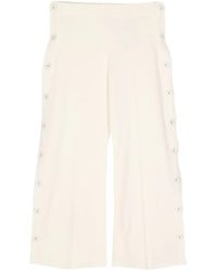 Jil Sander - Side-Button Straight-Leg Trousers - Lyst