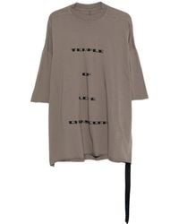 Rick Owens - Tommy Text-Graphic T-Shirt - Lyst