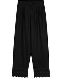 Bode - Scallop-Detailing Wool Trousers - Lyst