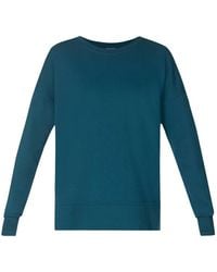 Sweaty Betty - Side-Slit Thumb-Slot Sweatshirt - Lyst