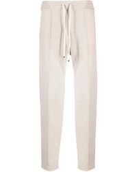 Brunello Cucinelli - Drawstring-Waist Cashmere Trousers - Lyst