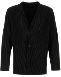 Issey Miyake - Pleated Cardigan - Lyst