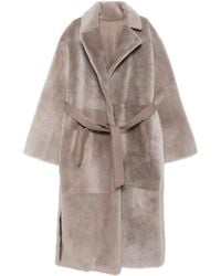 Manzoni 24 - ベルテッド シアリングコート - Lyst