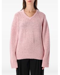 Lisa Yang - Aloia Chunky-Knit V-Neck Sweater - Lyst