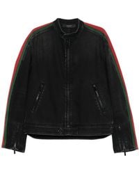 Gucci - Zip-Up Denim Jacket - Lyst
