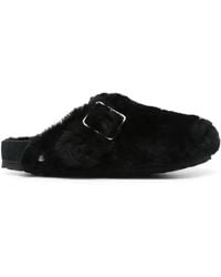 Birkenstock - Boston 1774 Shearling Slippers - Lyst