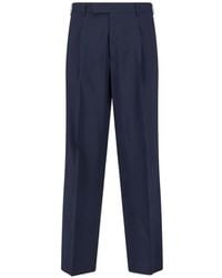 PT Torino - Pleated Trousers - Lyst