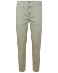 Dondup - Button-Embellished Trousers - Lyst