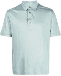 Zegna - Short-sleeve Linen Polo Shirt - Lyst
