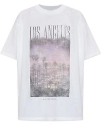 Anine Bing - Cade Graphic-Print T-Shirt - Lyst